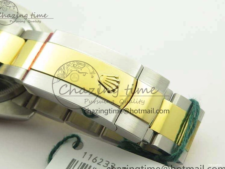 Oyster Fluted V2 Datejust 116234 Bracelet On 1:1 Best DJF 36mm Edition Black YG SS SA3135 Dial Com 0101